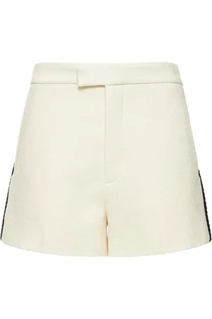 Gucci Mujer Pantalones cortos - | Mujer Wool Blend Tweed Embroidered Shorts 36