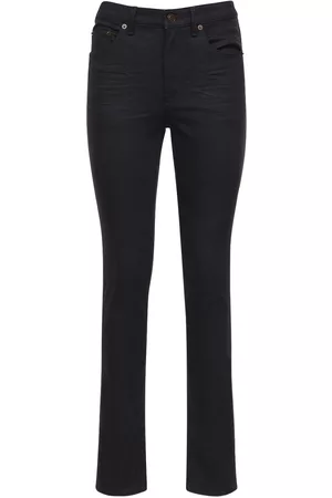 Saint Laurent | Mujer Jeans Skinny De Denim De Algodón 26