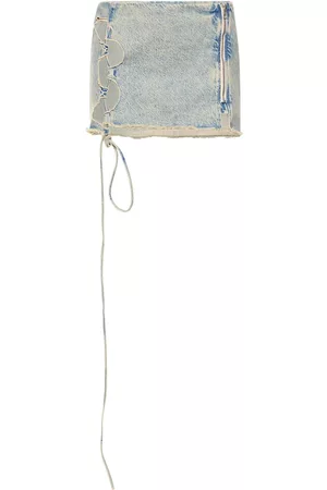 AVAVAV Mujer Vaqueras - | Mujer Minifalda De Denim De Algodón Xs