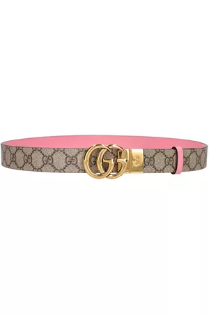 Gucci Mujer Cinturones - | Mujer 30mm Gg Marmont Reversible Belt /pink 70