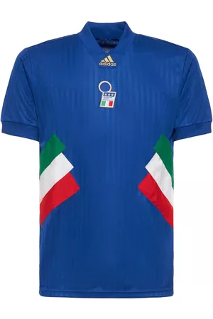 adidas Hombre Manga corta - | Hombre Italy 2023 Icon Jersey T-shirt Xs