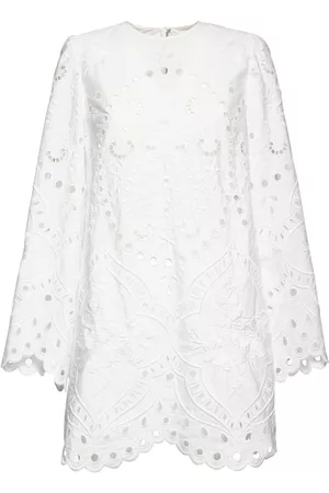 Dolce & Gabbana Mujer Casual - | Mujer Vestido Mini De Popelina Y Algodón Con Encaje 38