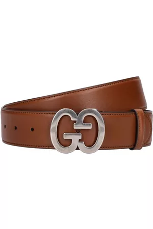 Gucci Hombre Cinturones - | Hombre 4cm Gg Logo Leather Belt 80