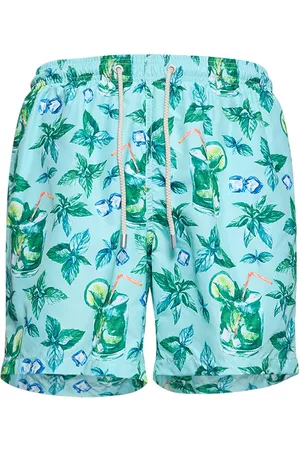 MC2 SAINT BARTH Hombre Shorts de baño - | Hombre Bañador Shorts De Techno Estampado S