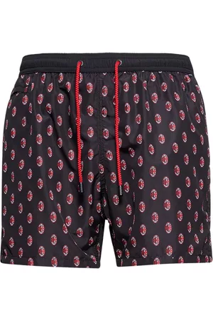 MC2 SAINT BARTH Hombre Shorts de baño - | Hombre Bañador Shorts Estampado /rojo S
