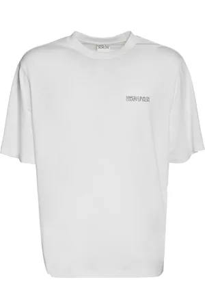 MARCELO BURLON Hombre Oversize - | Hombre Camiseta Oversize De Algodón Con Estampado /negro Xxs