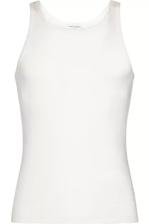 Saint Laurent Hombre Camisetas y Tops - | Hombre Top Cassandre De Algodón Sin Mangas Xs
