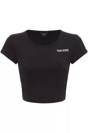 Sporty & Rich Mujer Camisetas - | Mujer Camiseta Corta Con Logo Xs