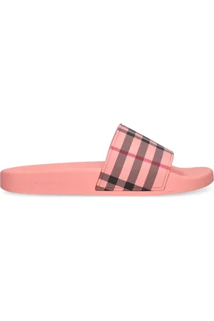 Burberry Sandalias Planas Furley De Goma 10mm