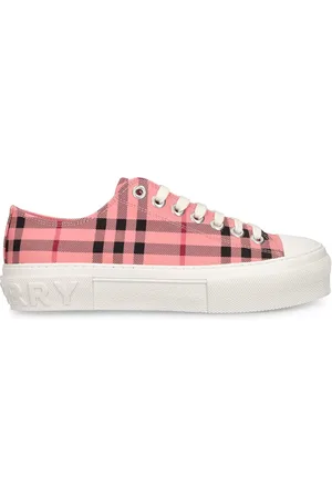Burberry Sneakers Jack De Lona De Algodón 20mm