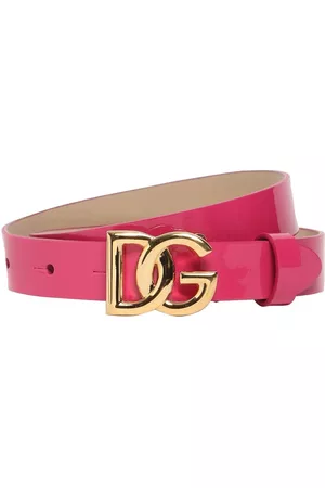 Dolce & Gabbana Niñas Cinturones - | Niña Cinturón De Piel Glitter Con Logo L