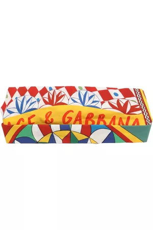 Dolce & Gabbana Niñas Accesorios - | Niña Diadema De Popelina De Algodón Estampada L