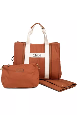 Chloé Niñas Mochilas - Chloé | Niña Cotton Canvas Changing Bag, Pouch & Mat Unique