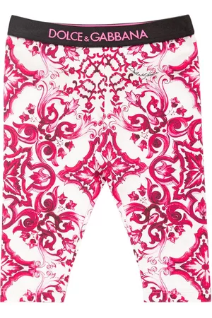 Dolce & Gabbana Niñas Pantalones - | Niña Leggings De Algodón Con Estampado 9-12m