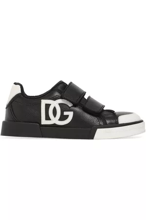 Dolce & Gabbana Niñas De piel - | Niña Sneakers De Piel Estampada Con Correas /blanco 33
