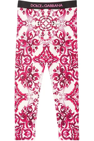 Dolce & Gabbana Niñas Pantalones - | Niña Leggings De Algodón Con Estampado 8a