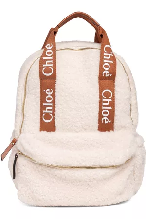 Chloé Niñas Mochilas - Chloé | Niña Organic Canvas Backpack W/ Logo Unique