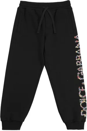 Dolce & Gabbana Niñas Pantalones - | Niña Pantalones Deportivos De Algodón Estampados 8a