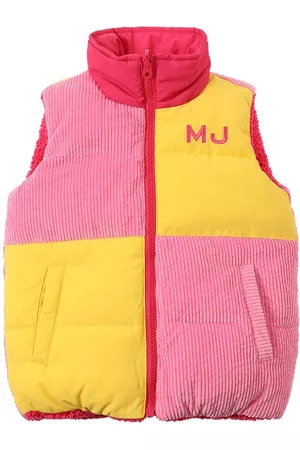 Marc Jacobs Niñas Chalecos - | Niña Nylon & Velvet Down Vest W/teddy Lining /yellow 4a