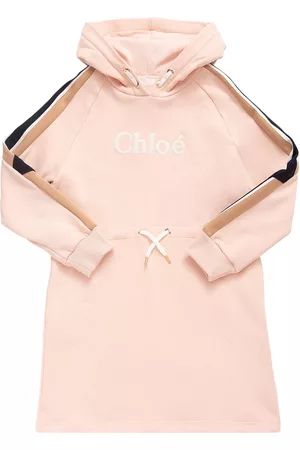 Chloé Niñas Vestidos - Chloé | Niña Organic Cotton Jersey Sweat Dress 4a