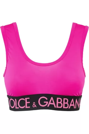 Dolce & Gabbana Mujer Crop - | Mujer Top Cropped De Jersey Stretch Con Logo 36