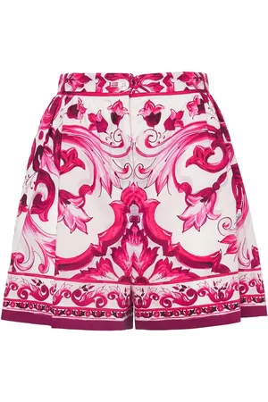 Dolce & Gabbana Mujer Estampados - | Mujer Shorts De Algodón Estampado 36