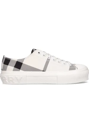 Burberry Sneakers Jack De Lona De Algodón 20mm