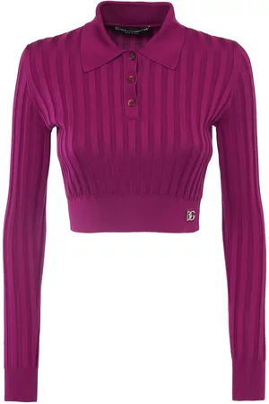 Dolce & Gabbana Mujer Polos - | Mujer Suéter Polo De Punto De Seda 36