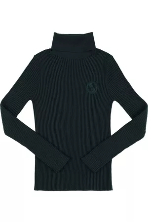 Gucci Hombre Cuello alto - | Niño Ribbed Wool Turtleneck Sweater W/ Patch 8a