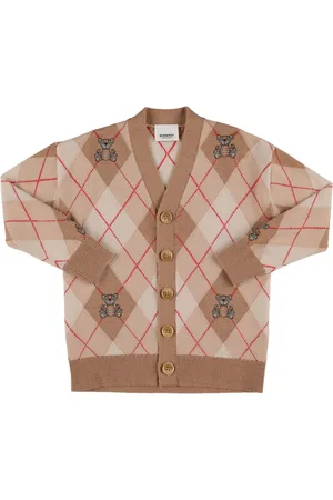 Burberry Cárdigan De Punto De Lana