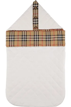 Burberry Saco De Dormir De Sarga De Algodón Pespunteada