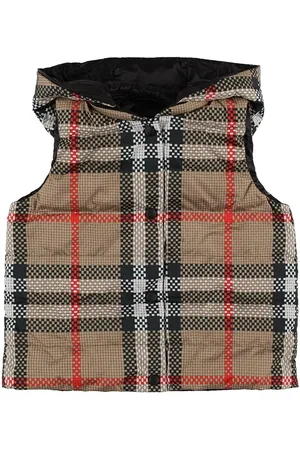 Burberry Chaleco De Plumas Estampado