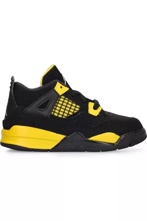 Nike Niñas Zapatillas - | Niña Air Jordan 4 Retro Sneakers /amarillo 2