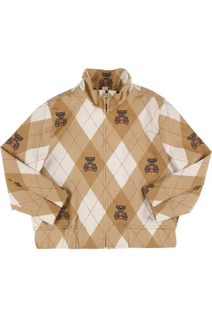 Burberry Chaqueta De Algodón Estampada