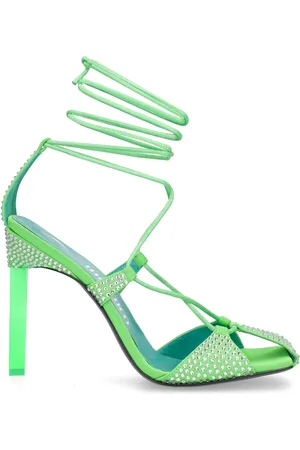 The Attico Sandalias De Lycra Y Cristales 105mm