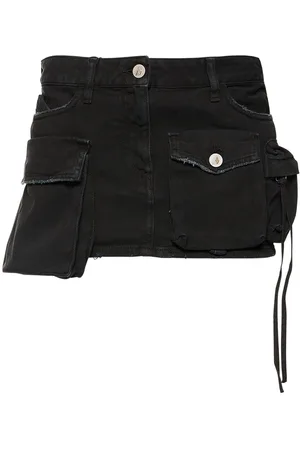 The Attico Minifalda Cargo De Denim