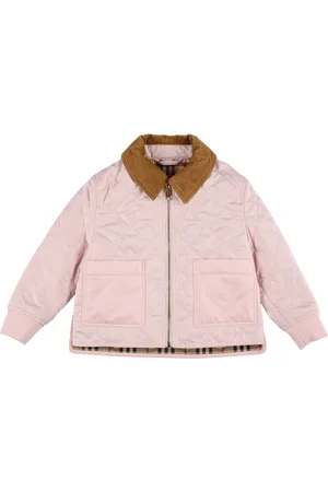 Burberry Chaqueta Pespunteada Con Forro A Cuadros