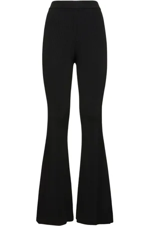 Stella McCartney Pantalones Acampanados De Punto Techno