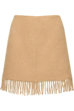 THE GARMENT Minifalda De Lana Con Flecos