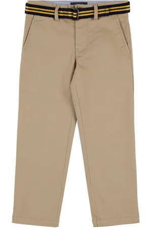 Ralph Lauren Pantalones Chinos De Algodón Con Cinturón