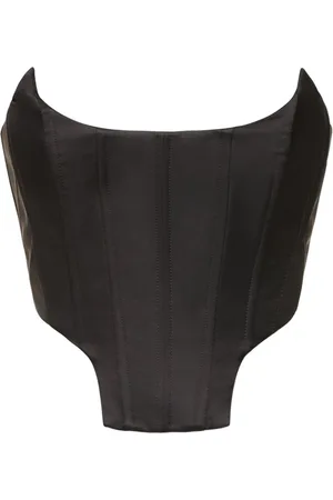 GIUSEPPE DI MORABITO Top Bustier De Satén Stretch