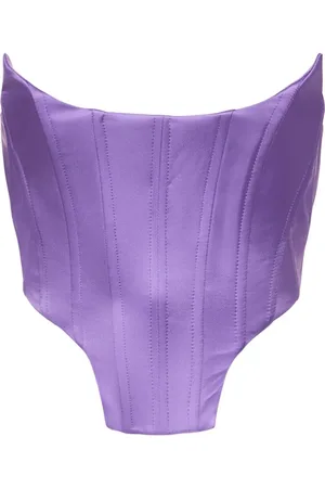 GIUSEPPE DI MORABITO Top Bustier De Satén Stretch
