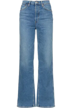RE/DONE Jeans Rectos Loose Fit Con Cintura Alta