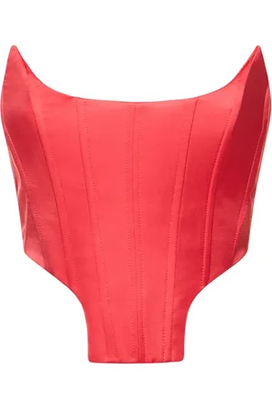 GIUSEPPE DI MORABITO Top Bustier De Satén Stretch