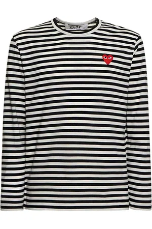 Comme des Garçons Camiseta De Algodón Con Parche