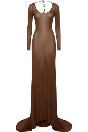 GIUSEPPE DI MORABITO Vestido Largo Jersey De Viscosa Stretch
