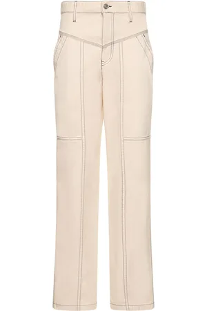 Marant Etoile Pantalones Anchos De Algodón