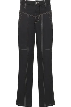 Marant Etoile Pantalones Anchos De Algodón