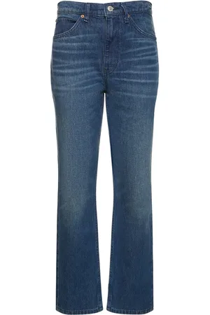 RE/DONE Jeans Rectos 70s De Denim De Algodón
