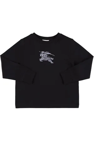 Burberry Camiseta De Jersey De Algodón Con Logo